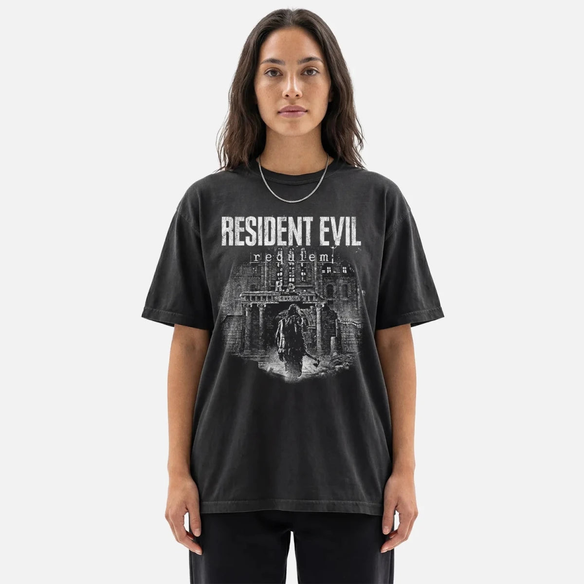 Cruel Royalty Resident Evil Requiem RE9 graphic tee — heavyweight Comfort Colors