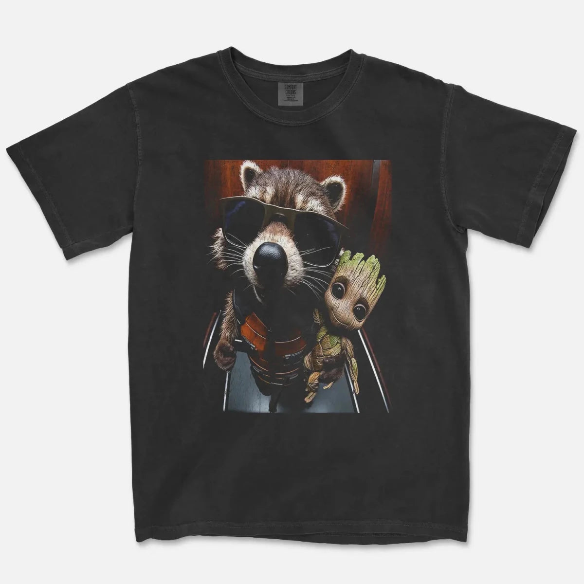Rocket Raccoon Baby Groot Tee – Guardians of the Galaxy Shirt - Cruel Royalty