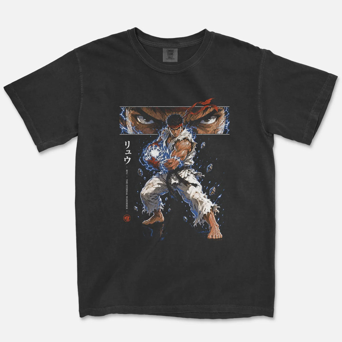 Wandering Fighter Tee – Retro Arcade Karate Shirt