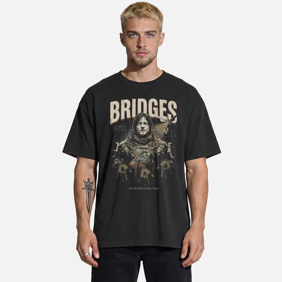 Sam Bridges Tee – Death Stranding Shirt - Cruel Royalty