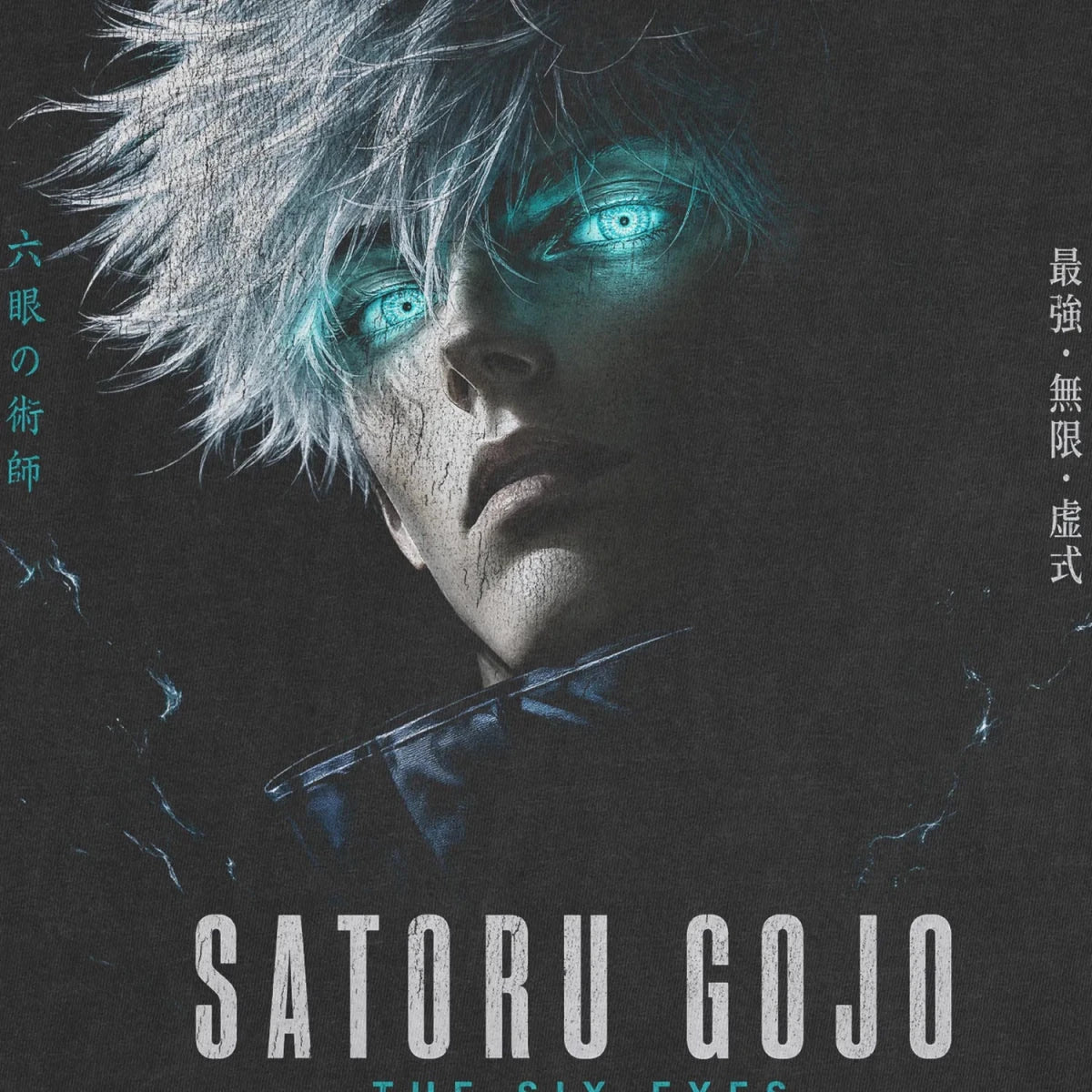 Satoru Gojo Tee – Jujutsu Kaisen Six Eyes Sorcerer Shirt - Cruel Royalty