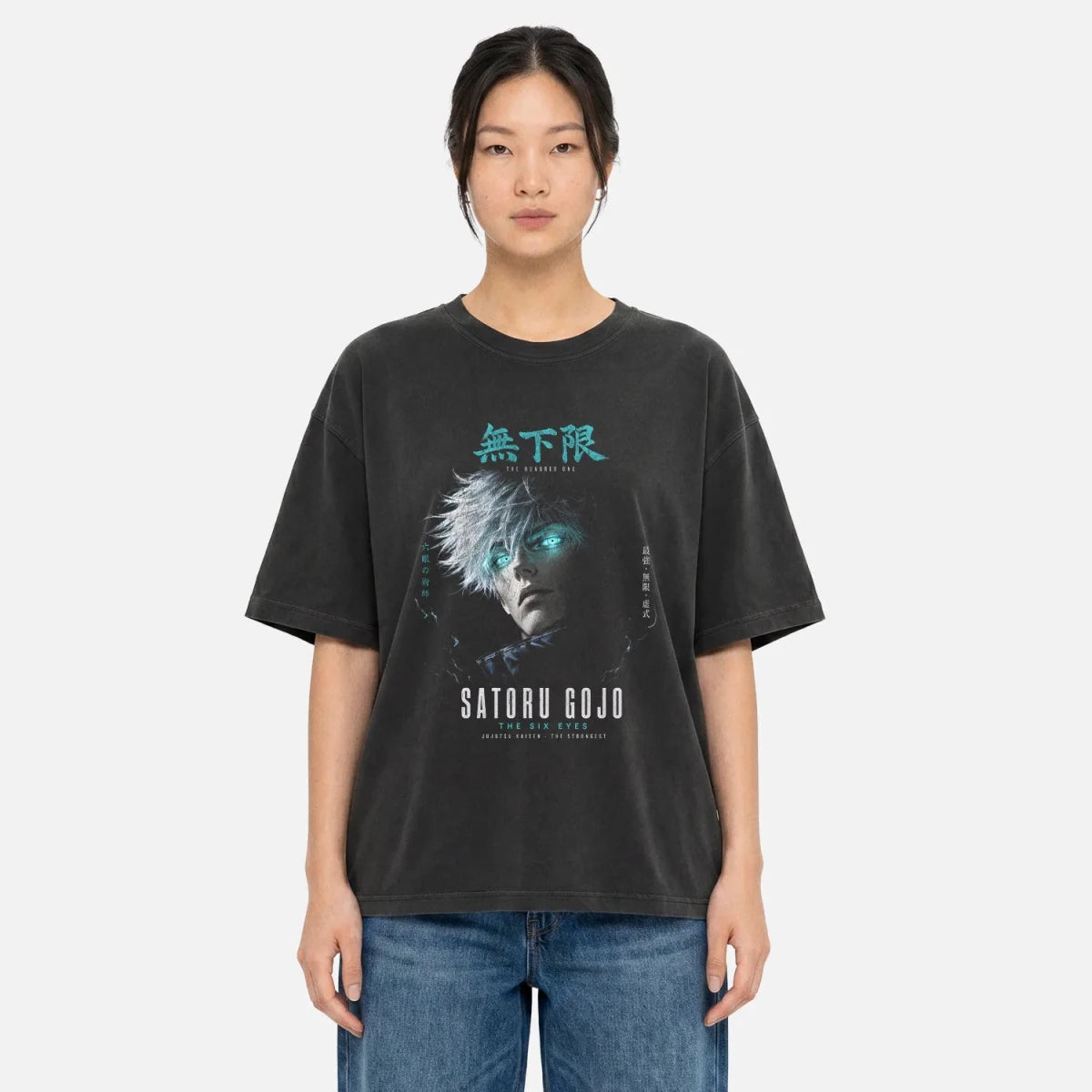 Satoru Gojo Tee – Jujutsu Kaisen Six Eyes Sorcerer Shirt - Cruel Royalty