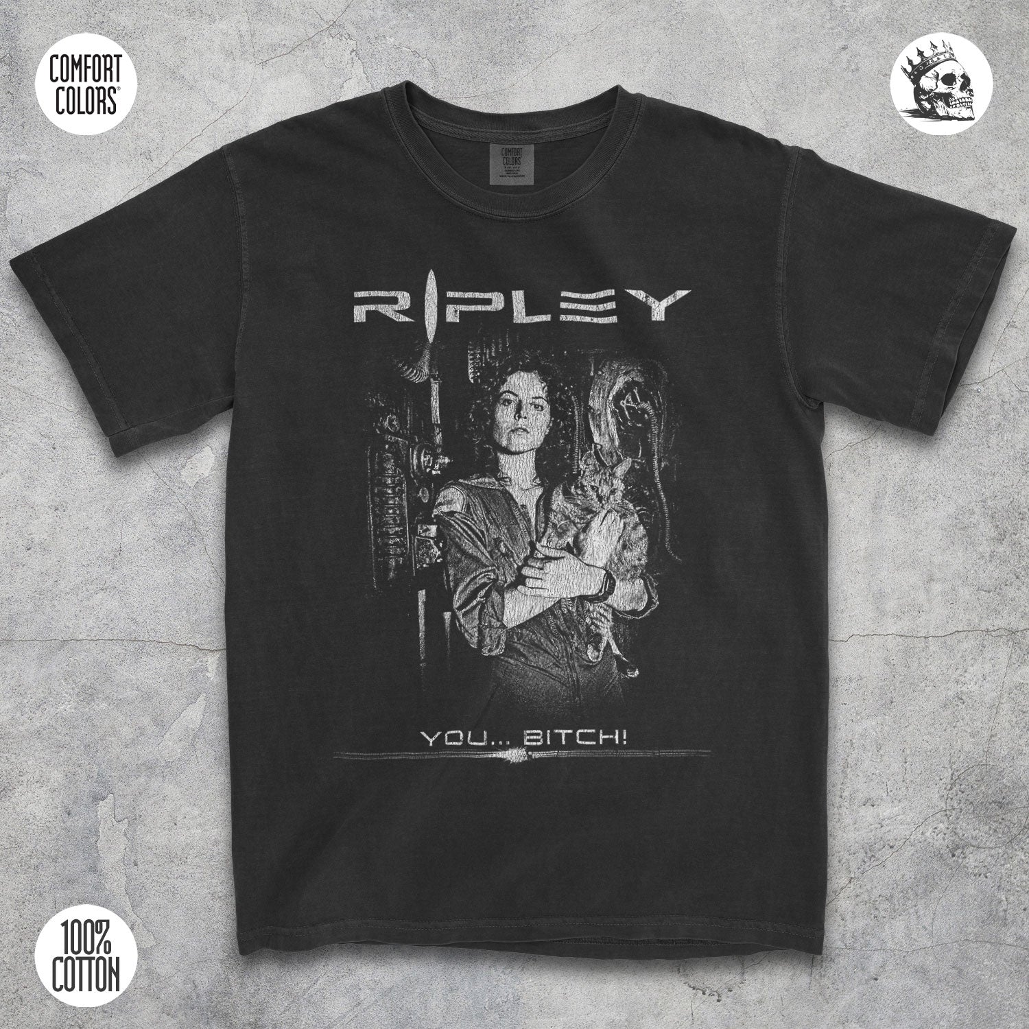 Ripley Shirt – Sci-Fi Survivor Graphic Tee for Alien Horror Fans