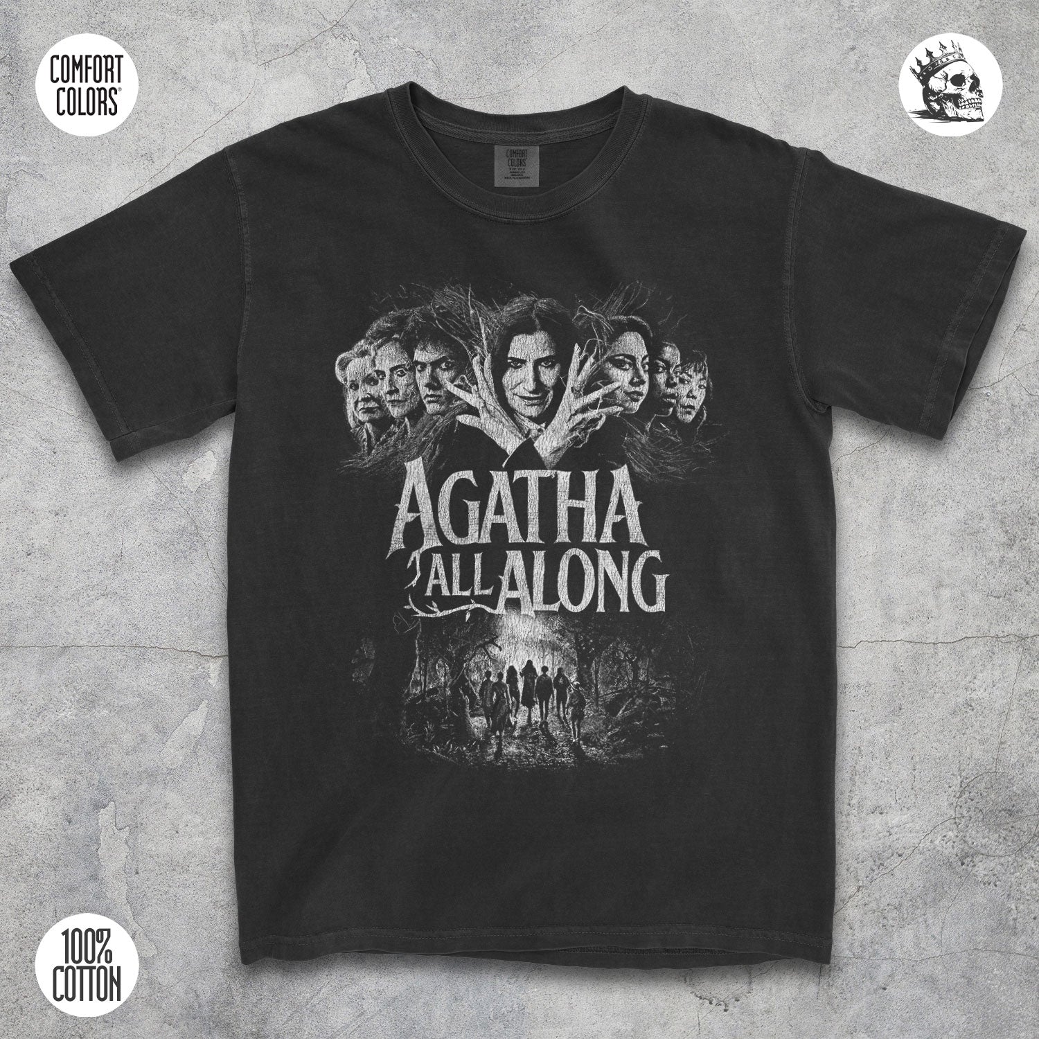 Agatha All Along Shirt – Witchy Retro Villain Graphic Tee for Fans