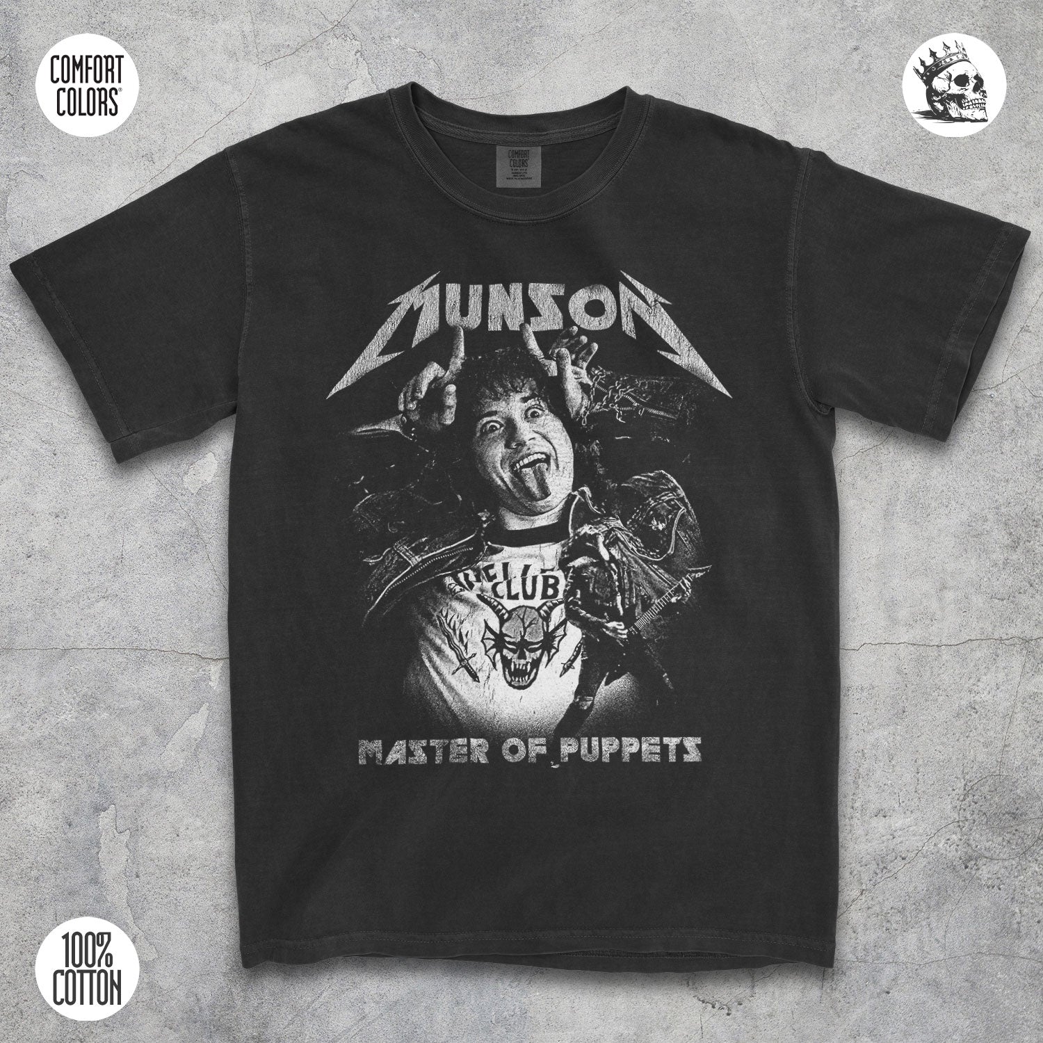 Eddie Munson Shirt – Hellfire Metalhead Graphic Tee for Fans
