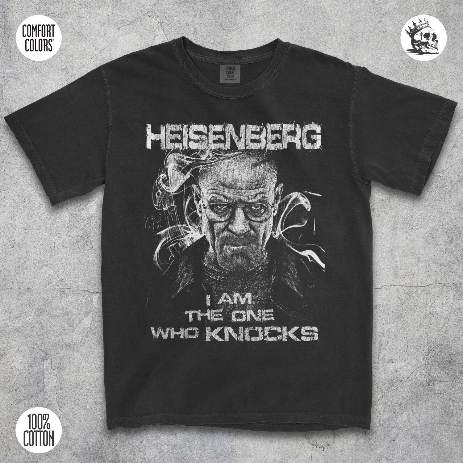 Heisenberg Shirt – I Am the One Who Knocks Graphic Tee for Fans
