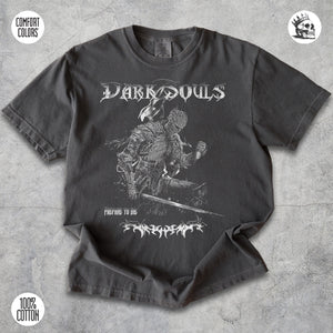 Dark Souls Shirt – Vintage Gothic Fantasy Tee for Hardcore Gamers