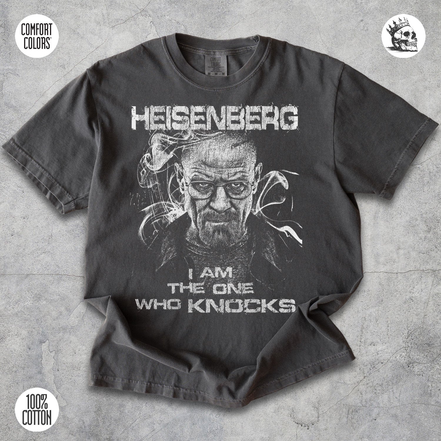 Heisenberg Shirt – I Am the One Who Knocks Graphic Tee for Fans