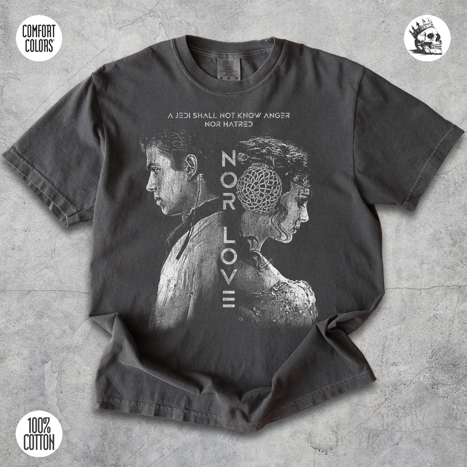 Padmé & Anakin Shirt – Forbidden Jedi Love Graphic Tee for Fans