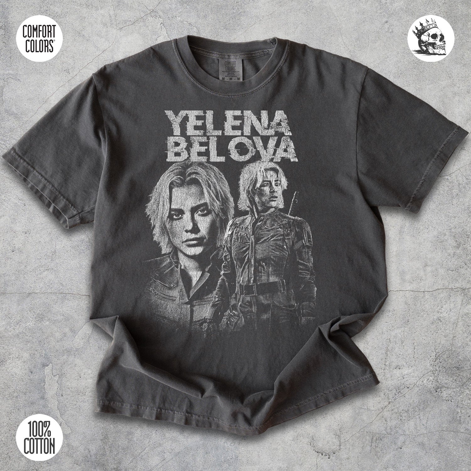 Yelena Belova Shirt – Deadly Spy Graphic Tee for Antihero Fans