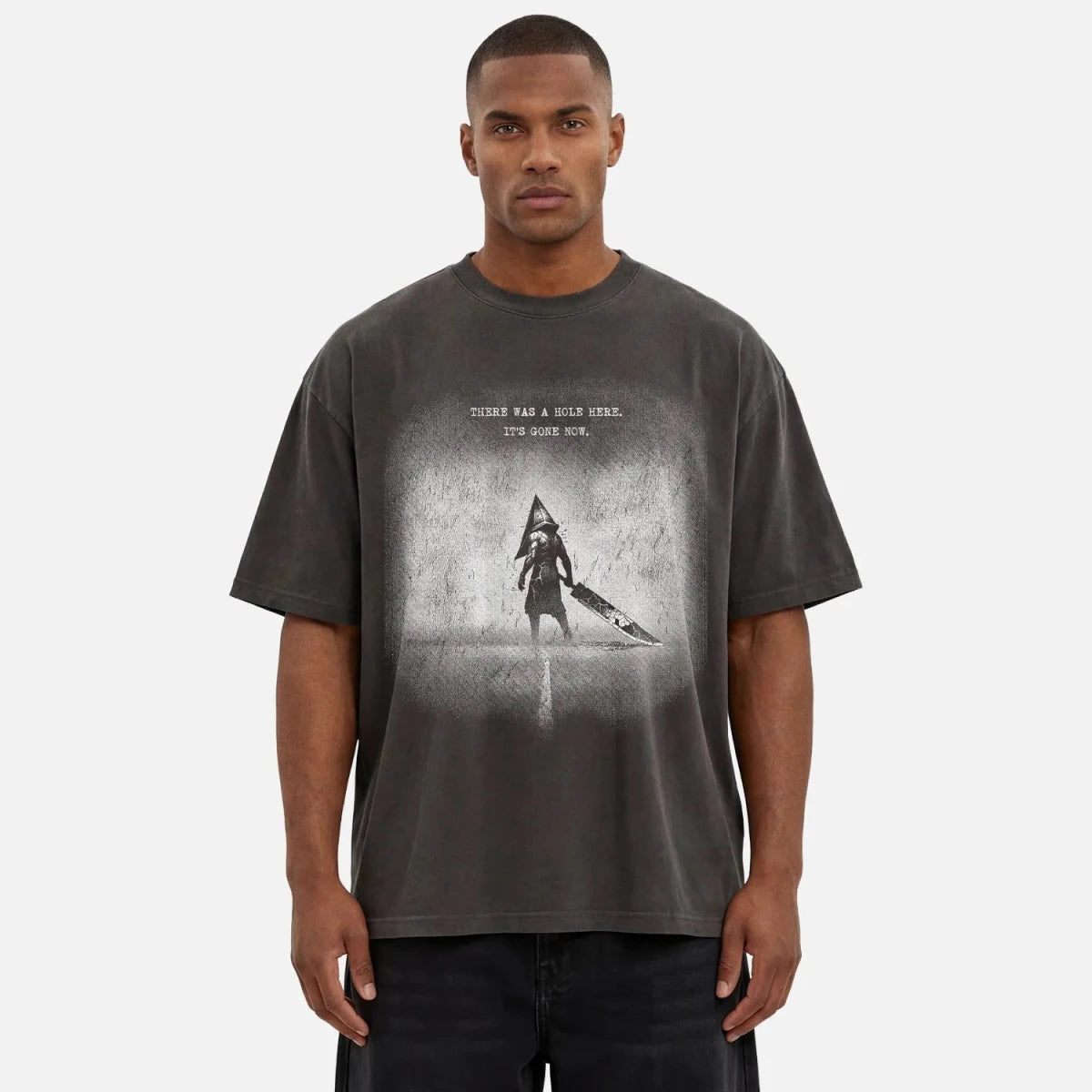 Silent Hill Pyramid Head Tee – There Was A Hole Here Shirt - Cruel Royalty