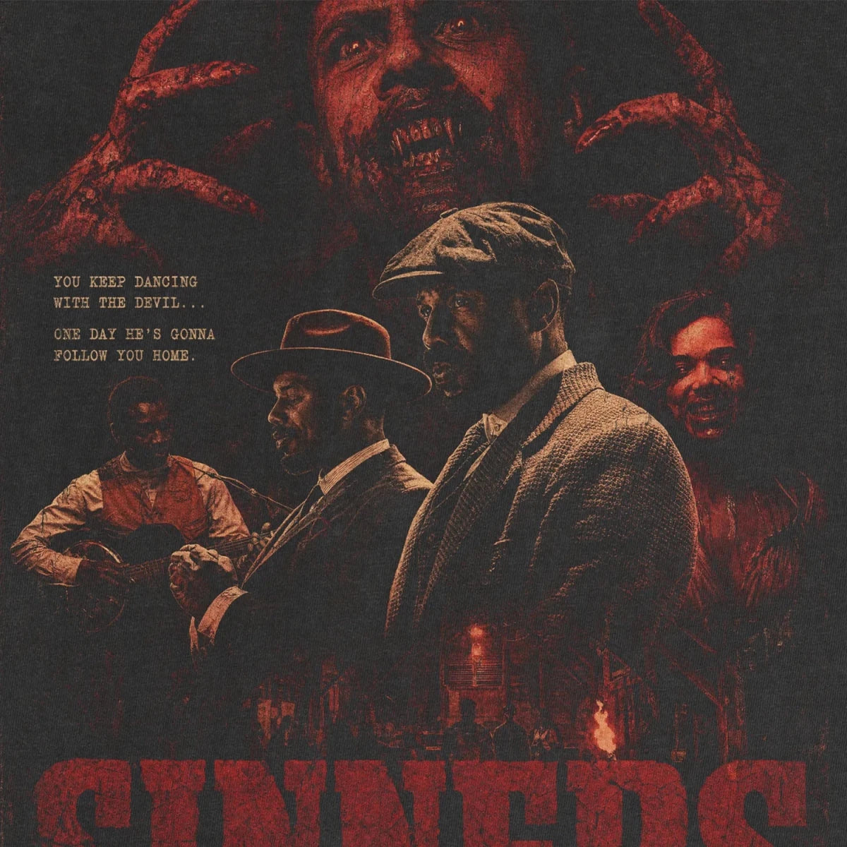 Sinners Tee – Ryan Coogler Vampire Film Shirt - Cruel Royalty