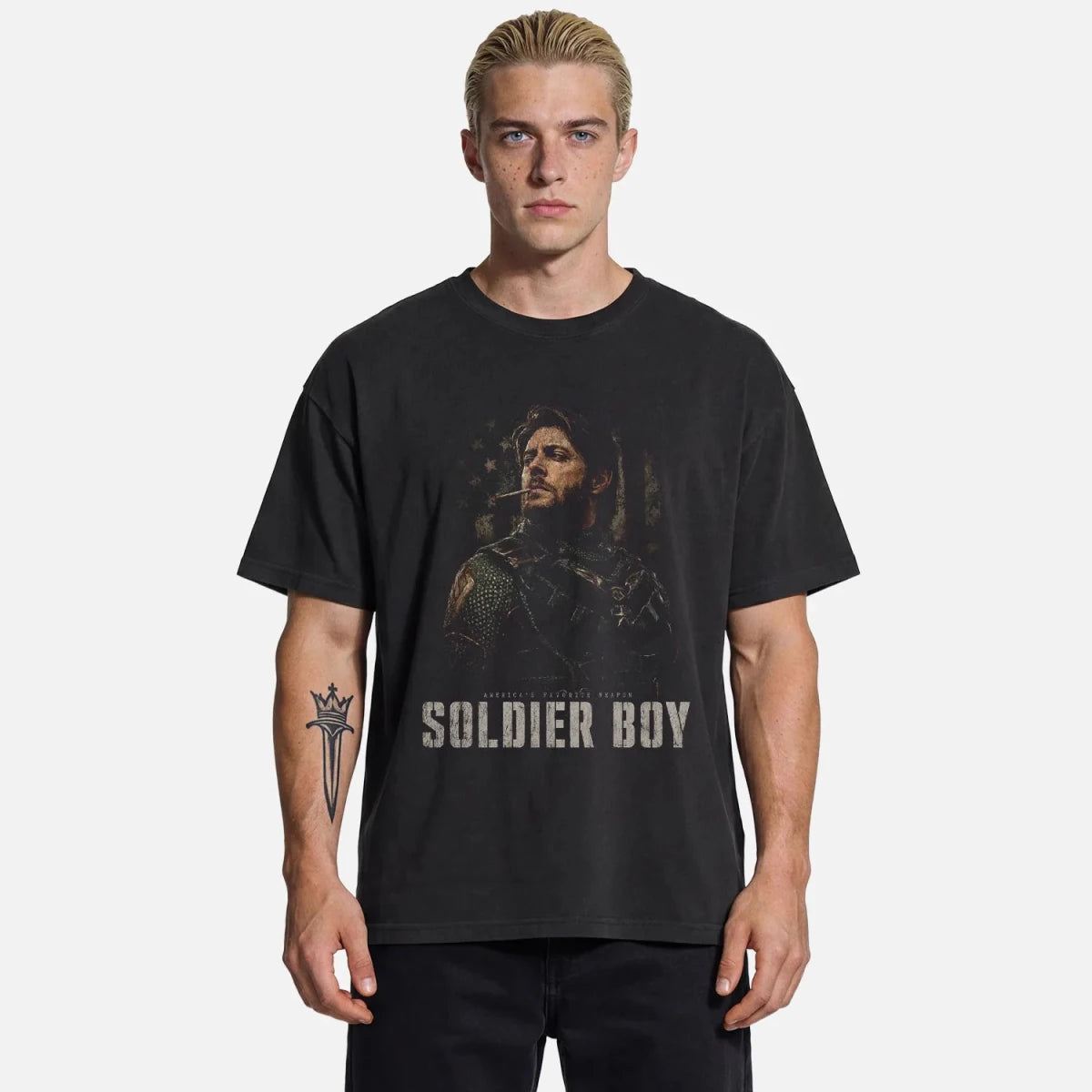 Soldier Boy Tee – The Boys America's Favorite Weapon Shirt - Cruel Royalty