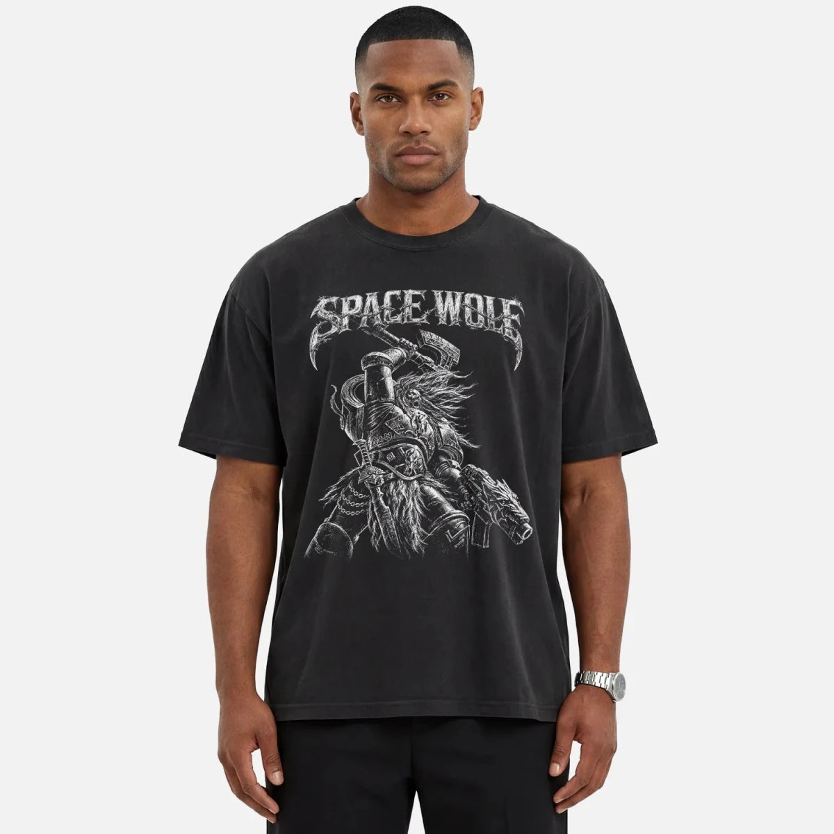 Space Wolf Tee – Viking Space Marine Grimdark Warrior Shirt - Cruel Royalty