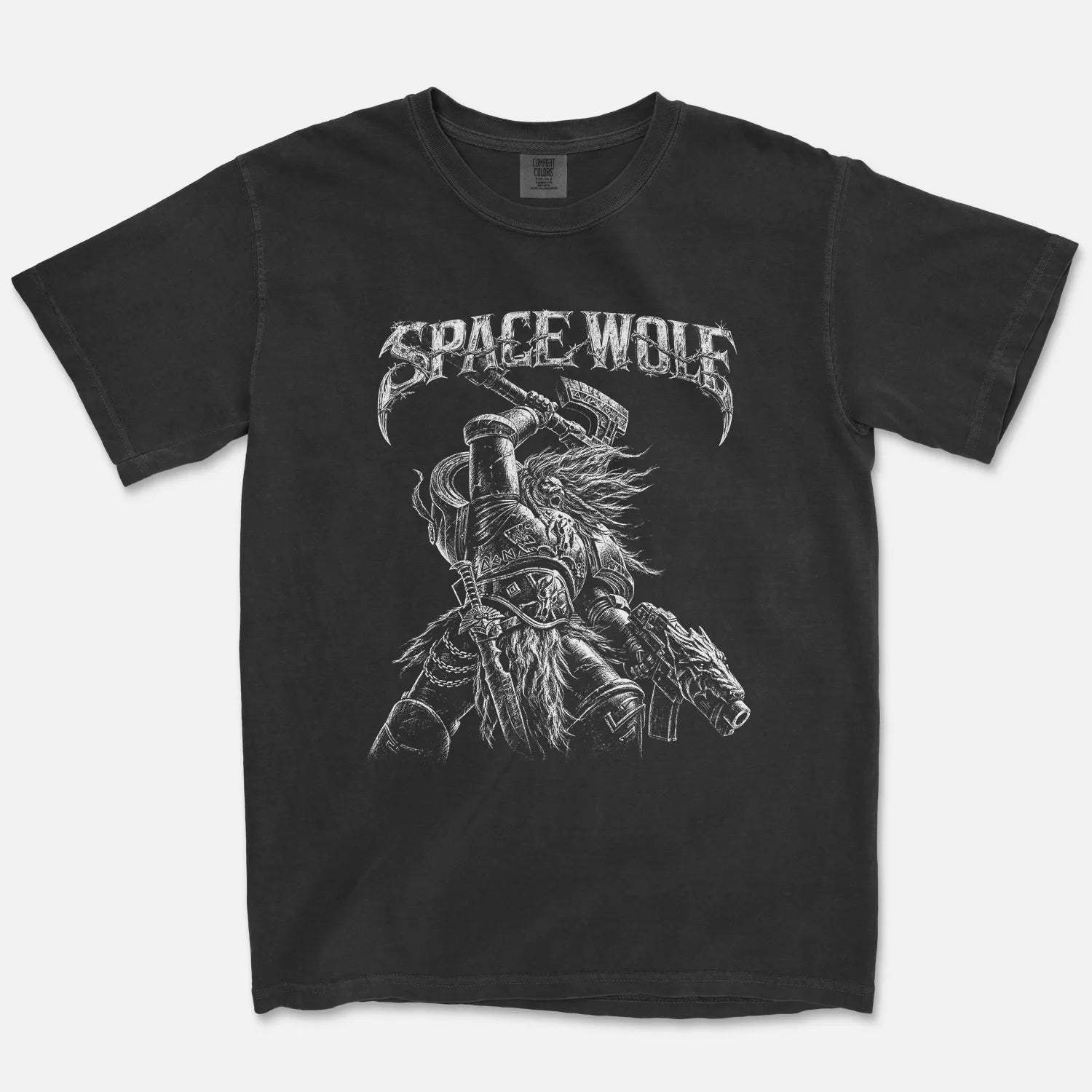 Space Wolf Tee – Viking Space Marine Grimdark Warrior Shirt - Comfort Colors