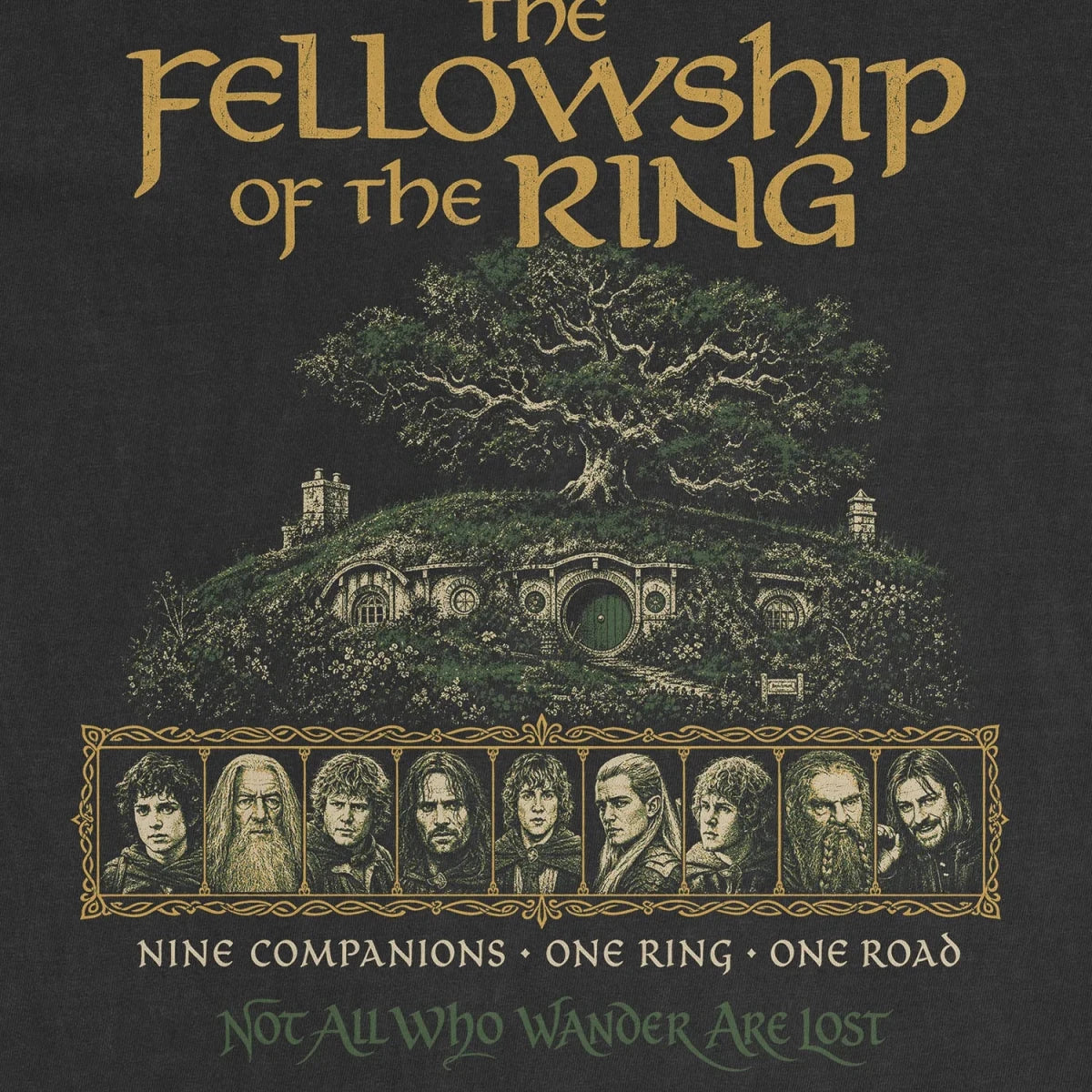 Green Hill Tee – Epic Fantasy Quest Shirt - Cruel Royalty