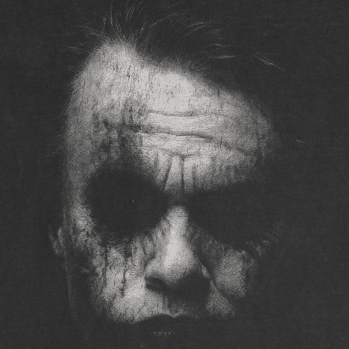 Smeared Face Tee – Anarchist Clown Villain Shirt