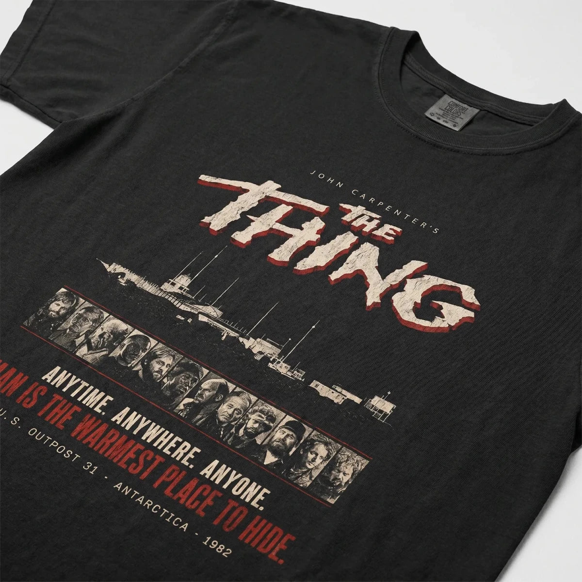 The Thing 1982 Tee – Man Is The Warmest Place To Hide Shirt - Cruel Royalty