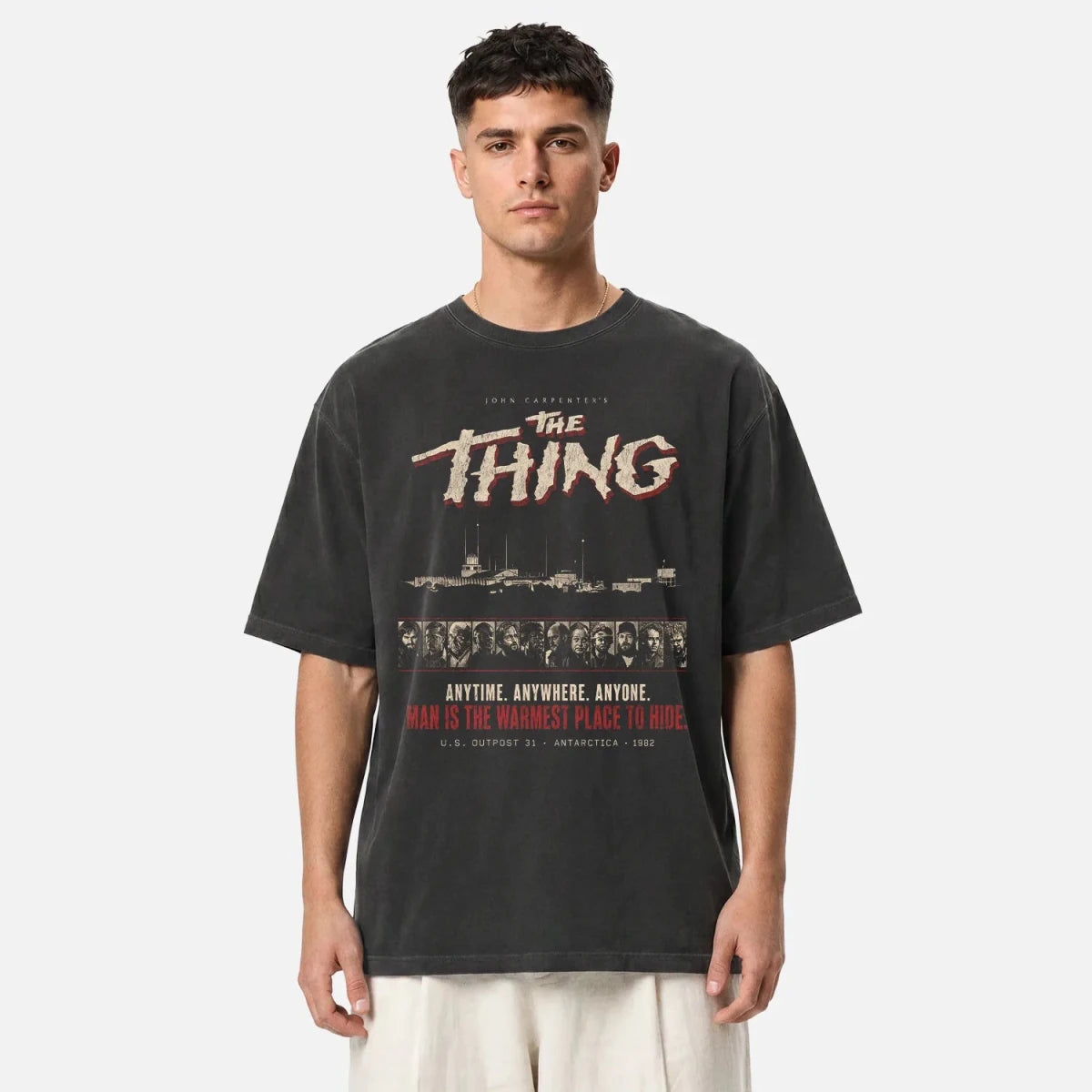 The Thing 1982 Tee – Man Is The Warmest Place To Hide Shirt - Cruel Royalty