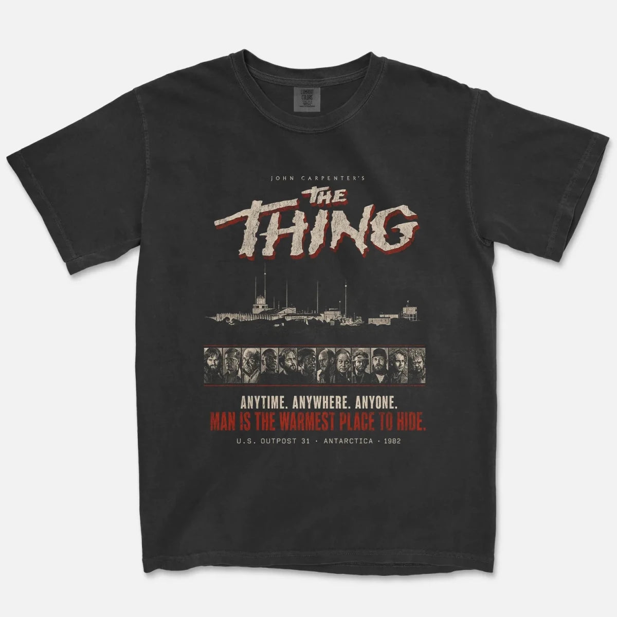 The Thing 1982 Tee – Man Is The Warmest Place To Hide Shirt - Cruel Royalty