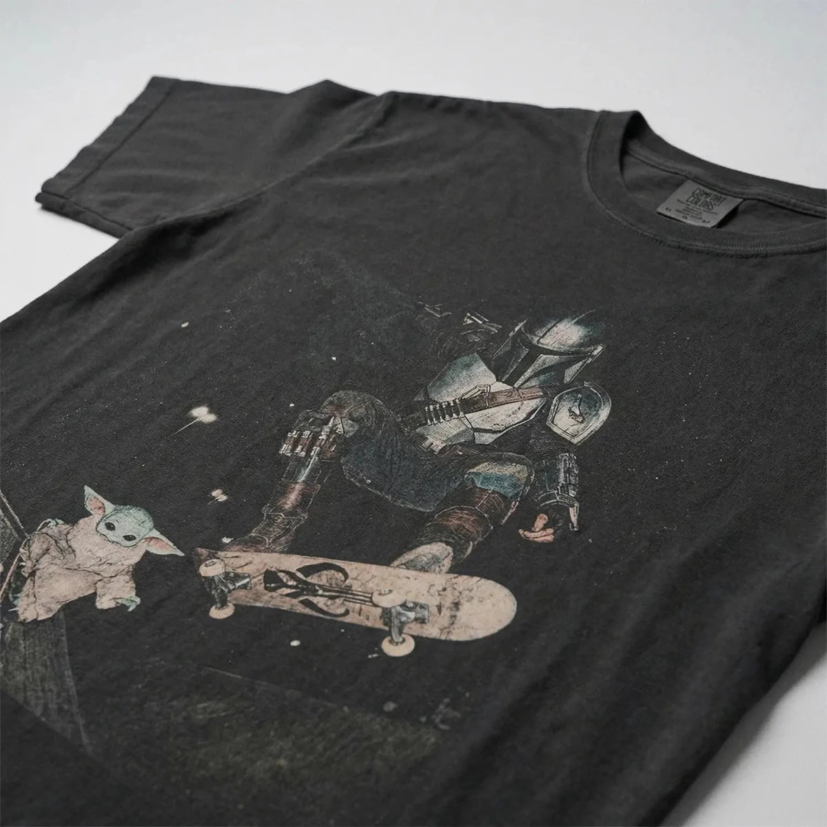 Mandalorian Grogu Skatepark Tee – Baby Yoda Star Wars Shirt - Cruel Royalty