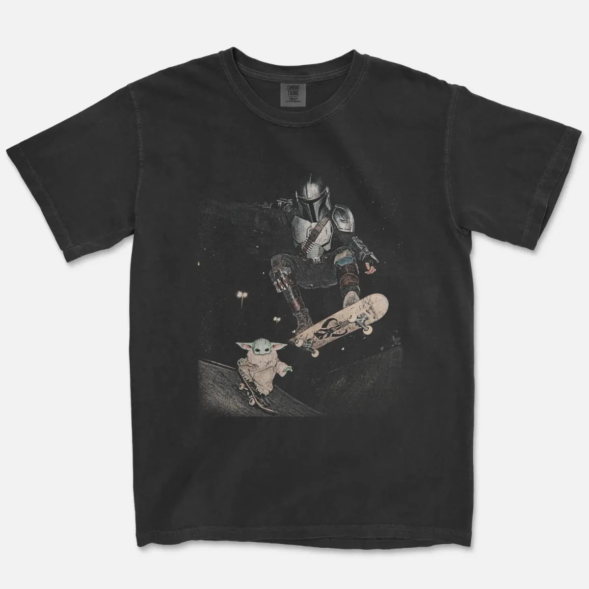 Mandalorian Grogu Skatepark Tee – Baby Yoda Star Wars Shirt - Cruel Royalty