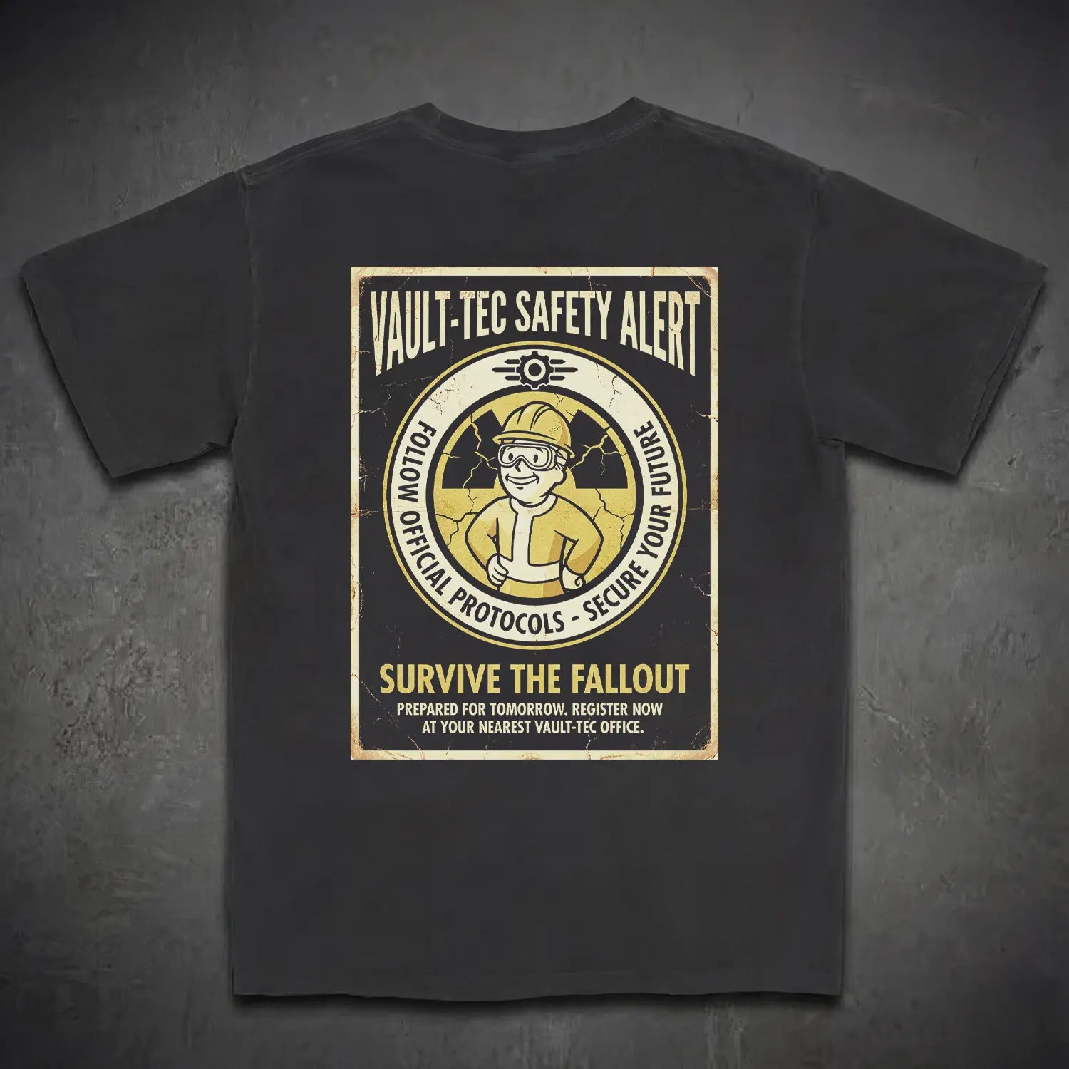 Vault - Tec Tee – Fallout Security Protocol Shirt - Cruel Royalty