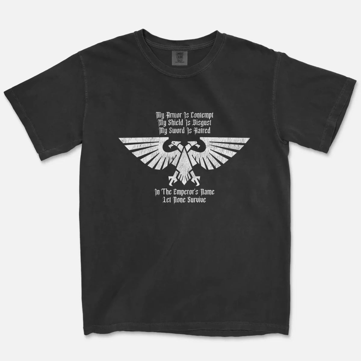 Warhammer 40k Aquila Tee – Litany of Hate Space Marine Shirt - Cruel Royalty