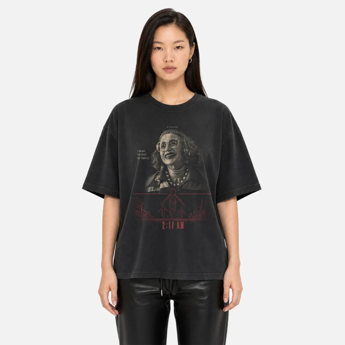 Aunt Gladys Tee – Weapons 2025 Horror Film Shirt - Cruel Royalty