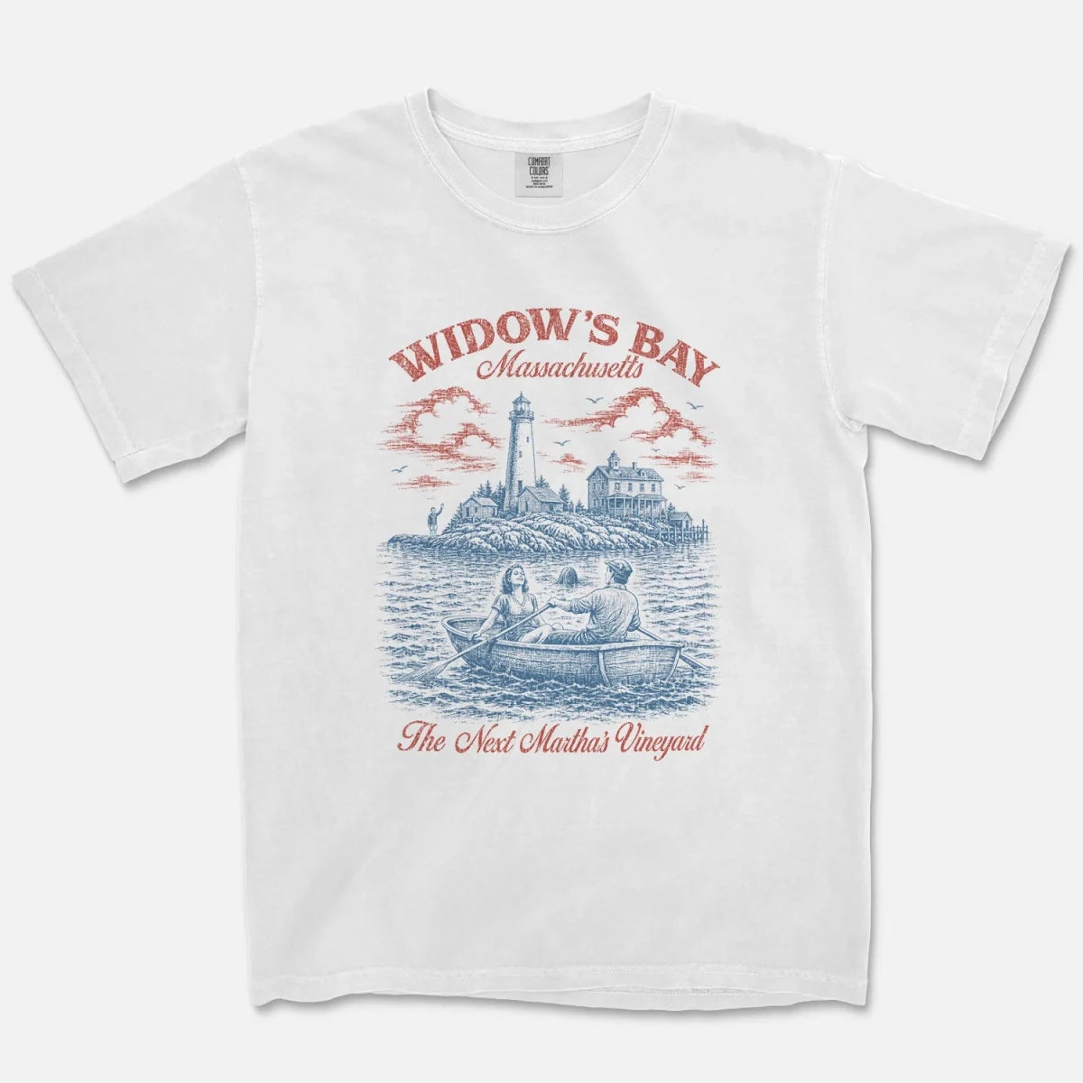 Widow's Bay Tee – Creepy Vintage Postcard Shirt - Cruel Royalty