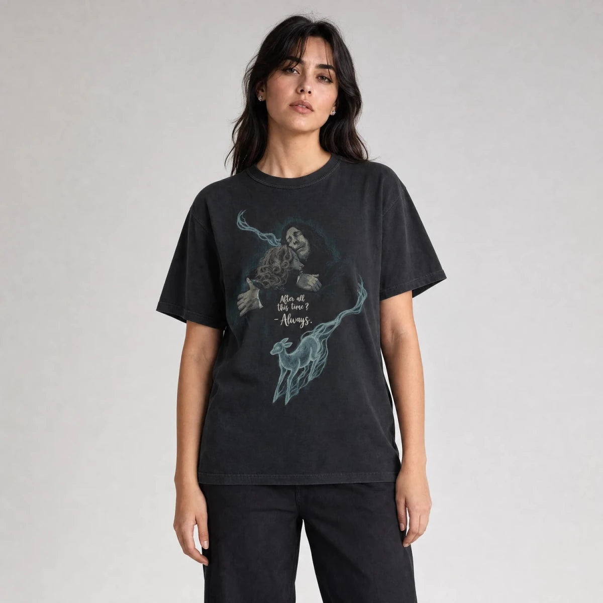 Always Tee – Silver Doe Wizard Shirt - Cruel Royalty