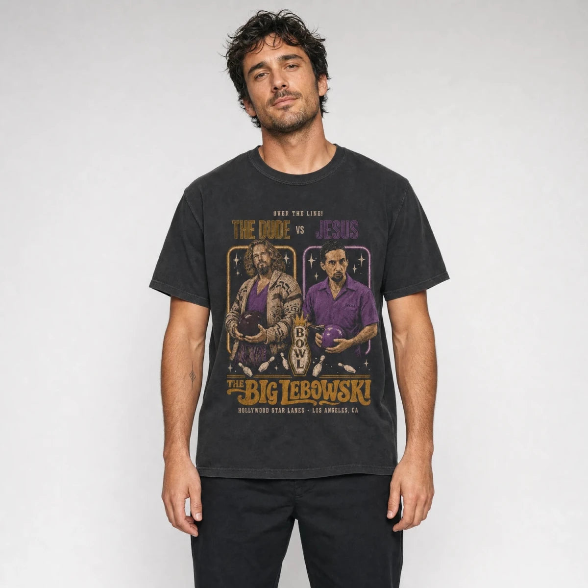 Over The Line Tee – Bowling Showdown Shirt - Cruel Royalty