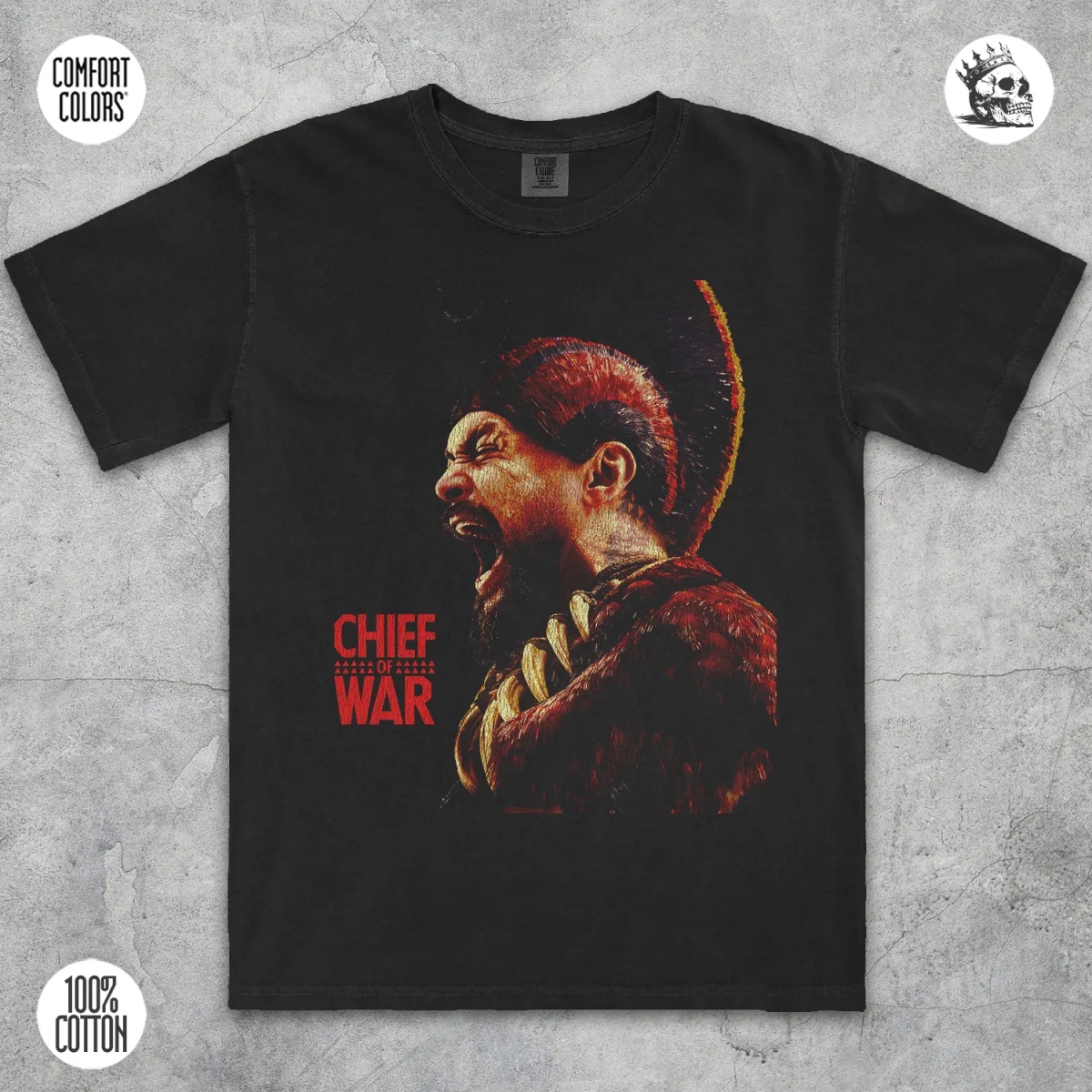 Chief of War Tee – Jason Momoa Warrior Shirt - Cruel Royalty