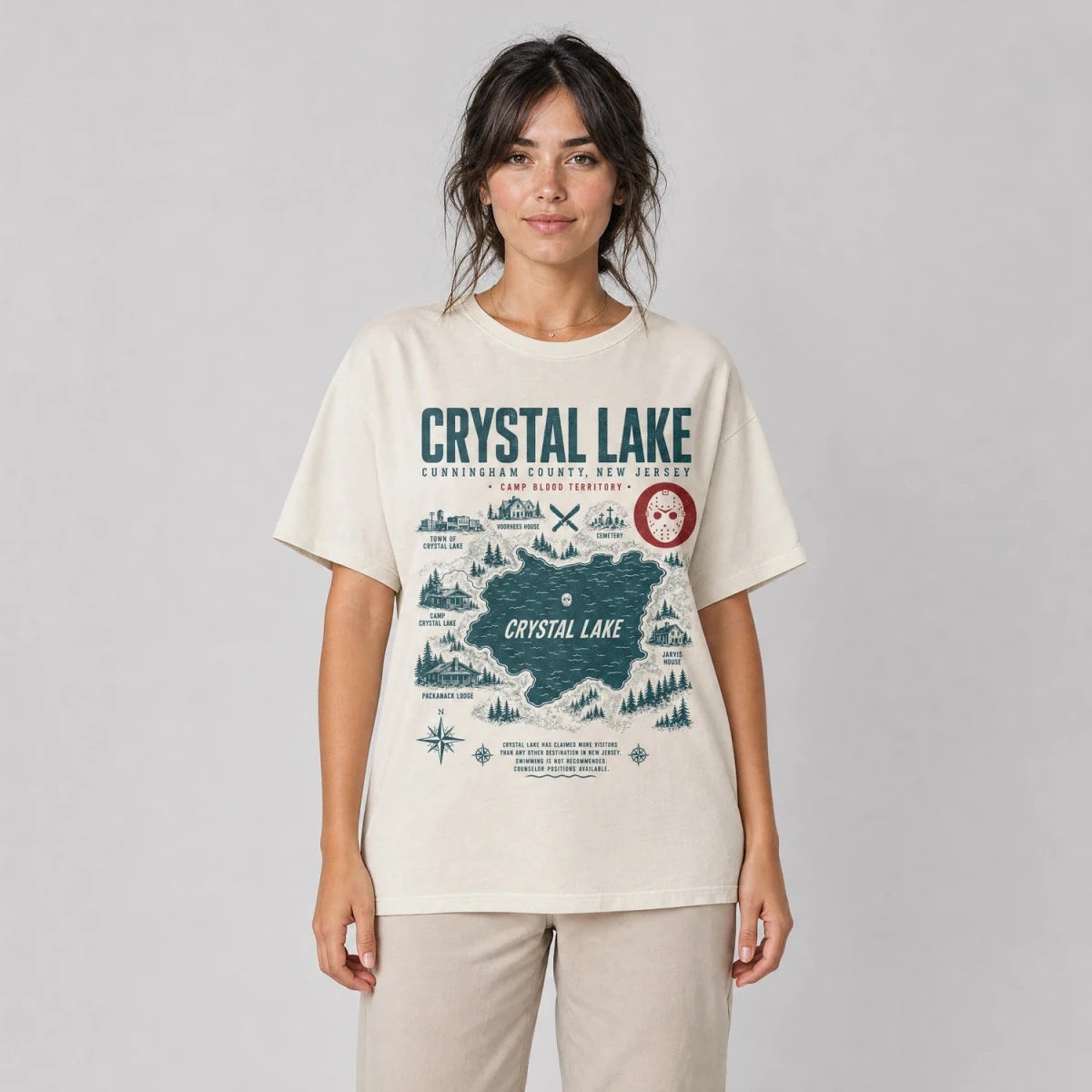 Crystal Lake Tee – Camp Blood Horror Shirt - Cruel Royalty