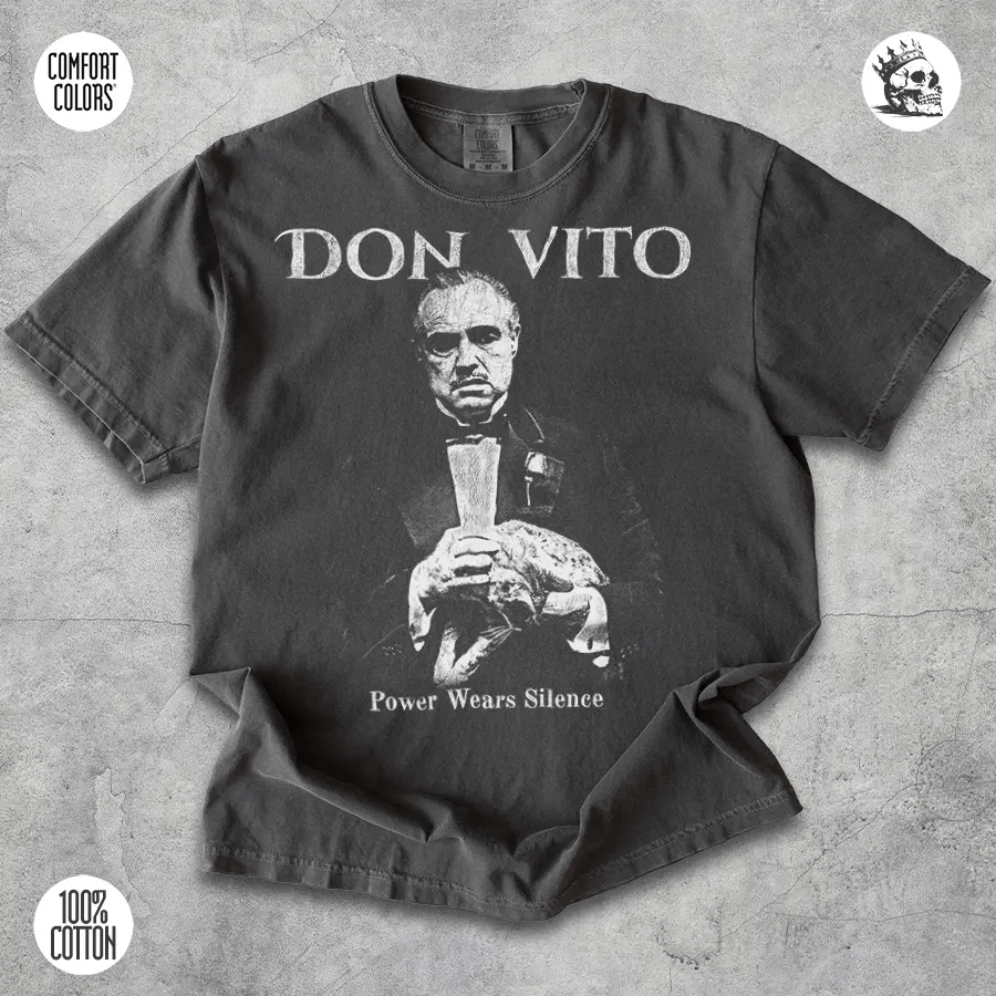 Don Vito Shirt – The Godfather - Inspired Vintage Mafia Graphic Tee | Cruel Royalty - Cruel Royalty