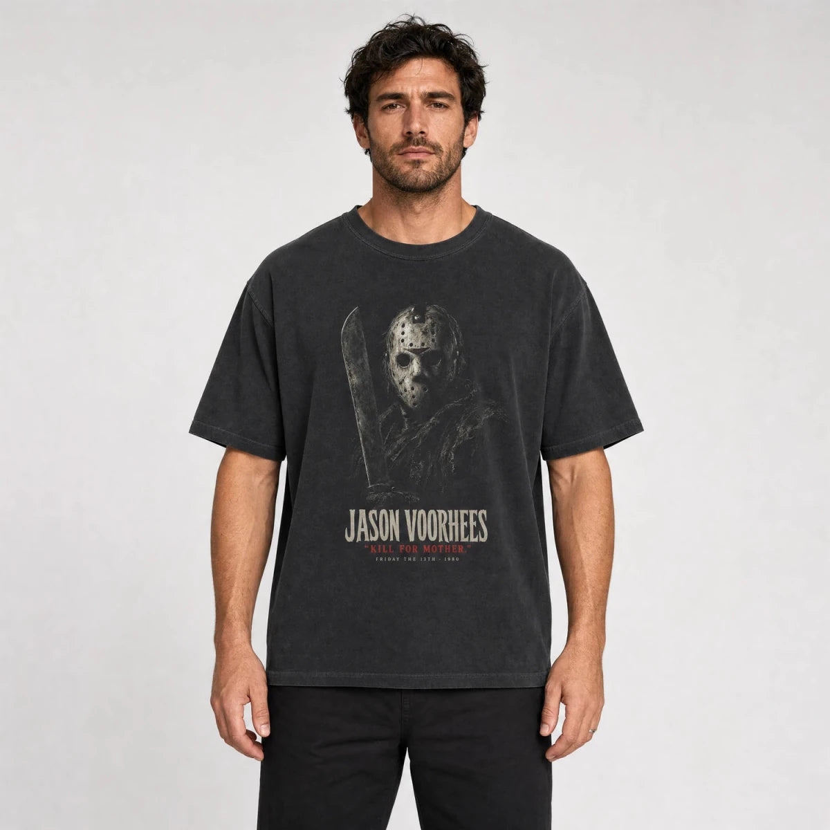 Machete Killer Tee – Hockey Mask Shirt - Cruel Royalty