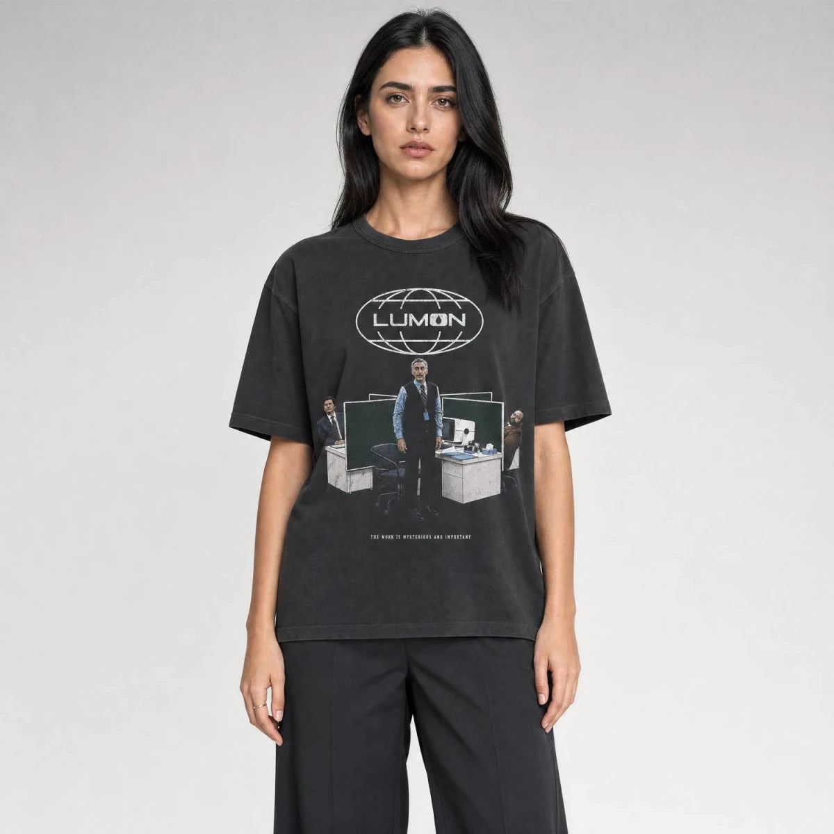 Mysterious Work Tee – Dystopian Office Shirt - Cruel Royalty