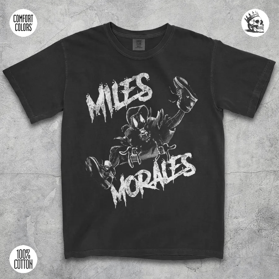 Miles Morales Shirt – Spider - Man Into the Spider - Verse Tee | Cruel Royalty - Cruel Royalty