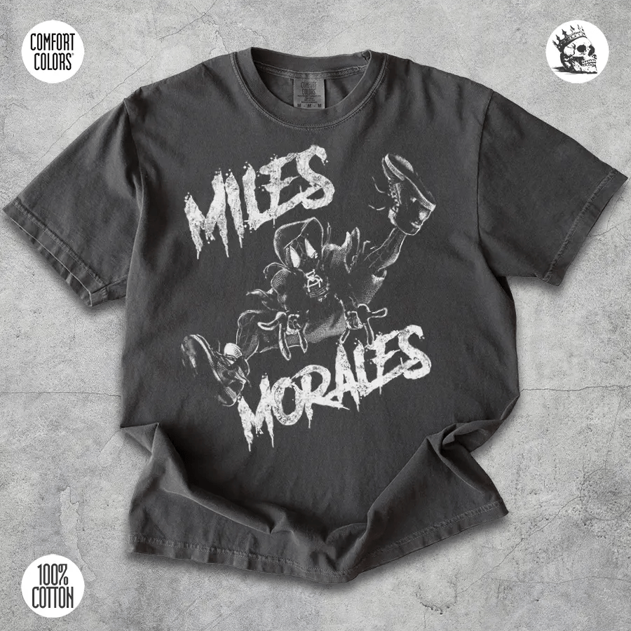 Miles Morales Shirt – Spider - Man Into the Spider - Verse Tee | Cruel Royalty - Cruel Royalty
