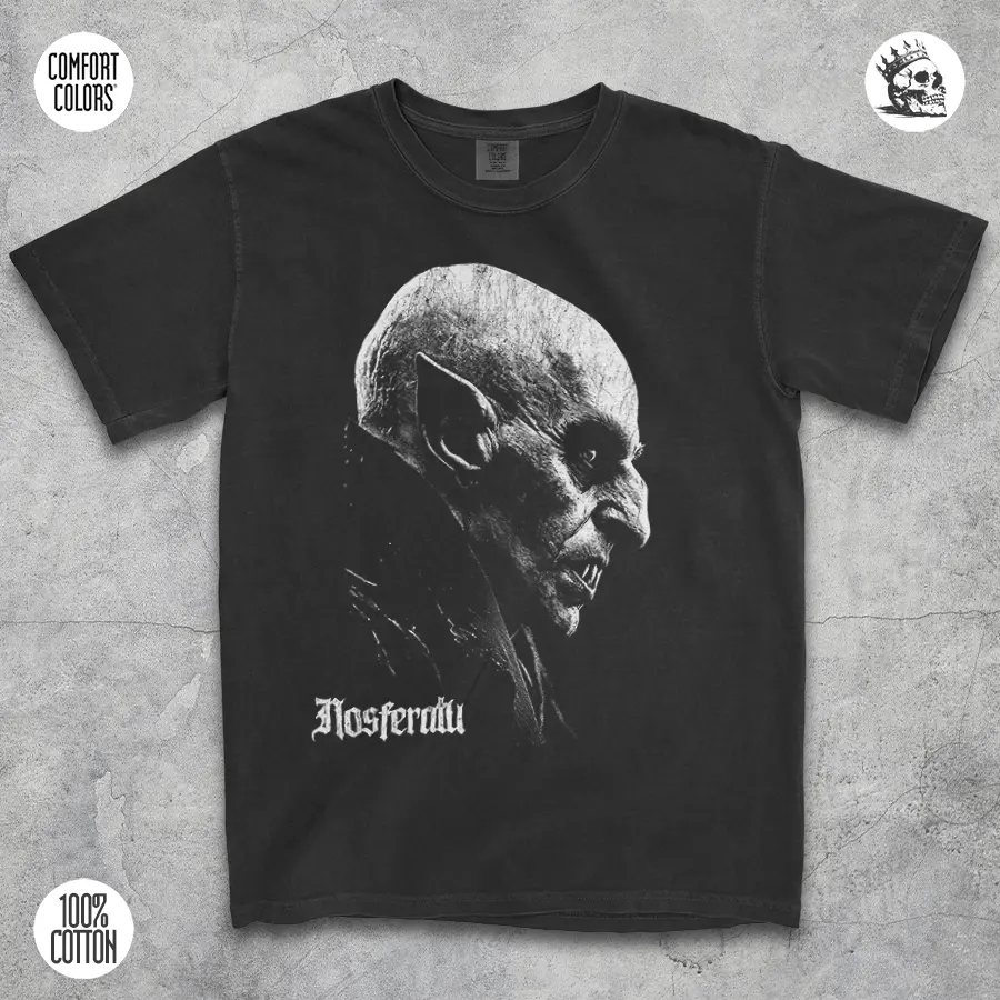 Nosferatu Shirt – Vintage 1922 Horror Movie Graphic Tee | Cruel Royalty - Cruel Royalty