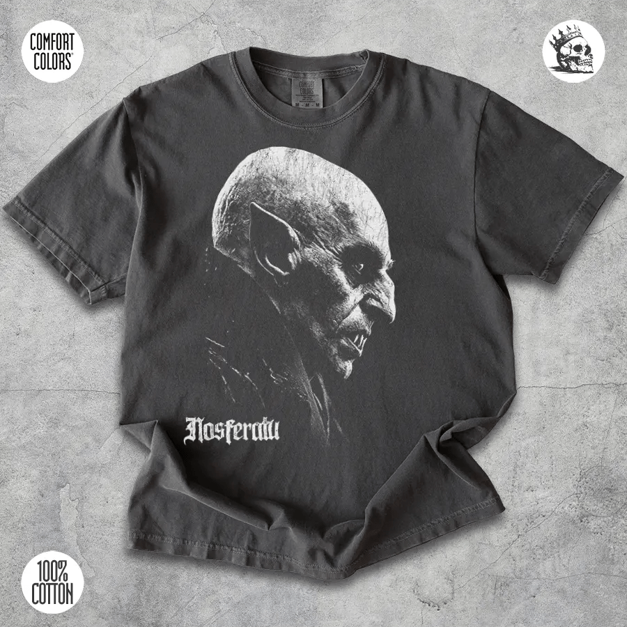 Nosferatu Shirt – Vintage 1922 Horror Movie Graphic Tee | Cruel Royalty - Cruel Royalty