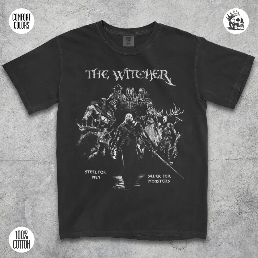 The Witcher Shirt – Wild Hunt Fantasy Tee | Cruel Royalty Streetwear - Cruel Royalty