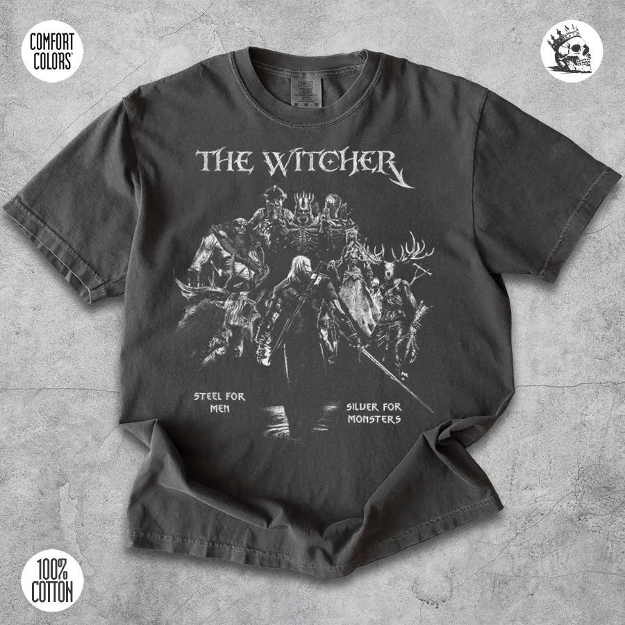 The Witcher Shirt – Wild Hunt Fantasy Tee | Cruel Royalty Streetwear - Cruel Royalty