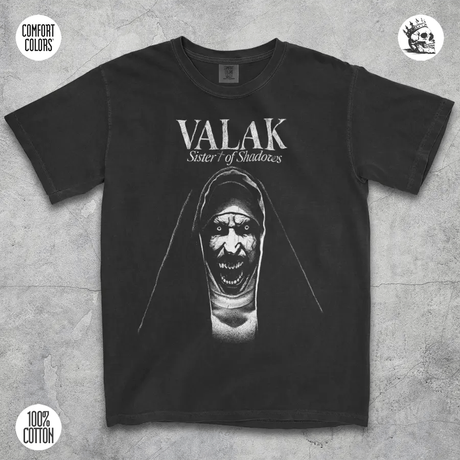 Valak Shirt – Sister of Shadows Horror Tee | The Nun Inspired Gothic Streetwear by Cruel Royalty - Cruel Royalty