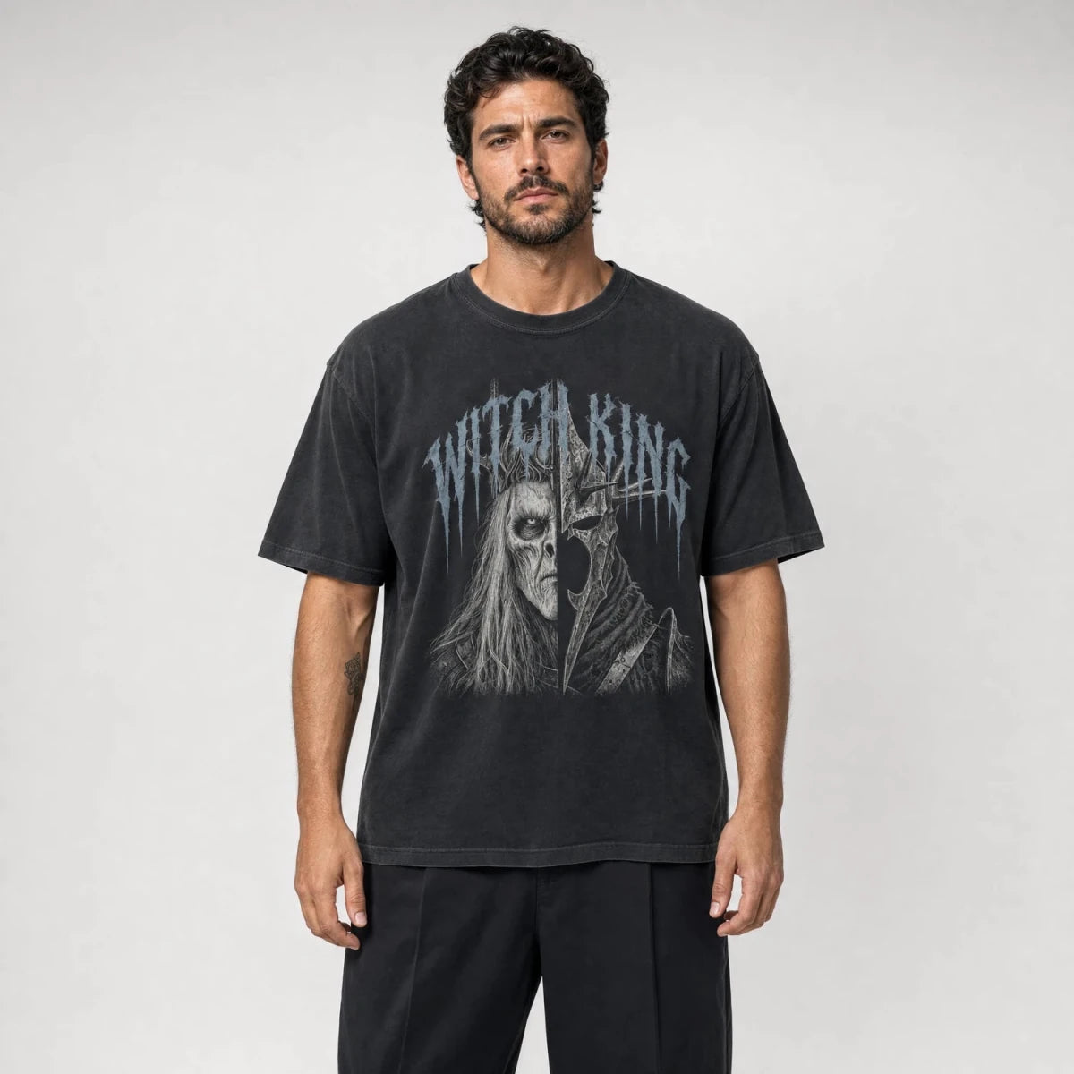 Undead King Tee – Dark Fantasy Wraith Shirt - Cruel Royalty
